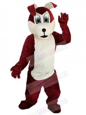 Red Brown Dog Mascot Costume Animal