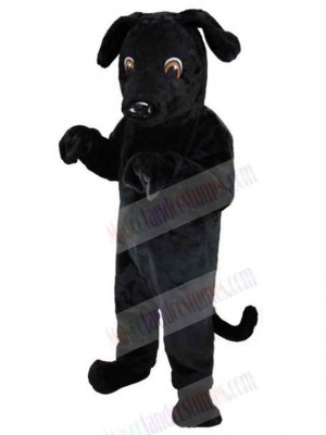 Top Quality Black Dog Mascot Costume Animal