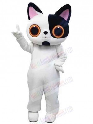 Lovely Black and White Cat Mascot Costume Animal