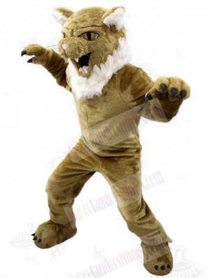 Strong Fierce Wildcat Mascot Costume Animal Adult