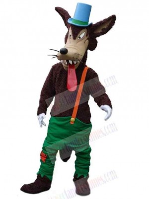 Wolf mascot costume