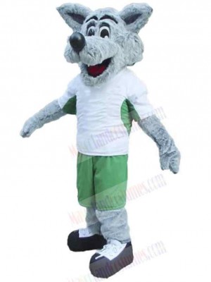 Wolf mascot costume