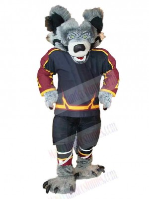 Wolf mascot costume