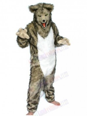 Wolf mascot costume