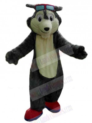 Wolf mascot costume