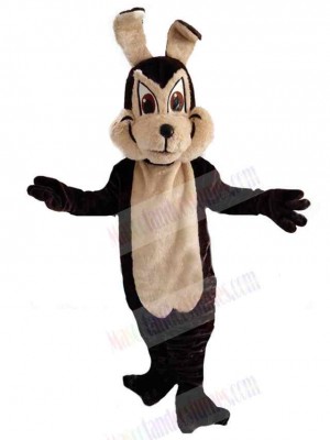 Dark Brown Wolf Mascot Costume Animal