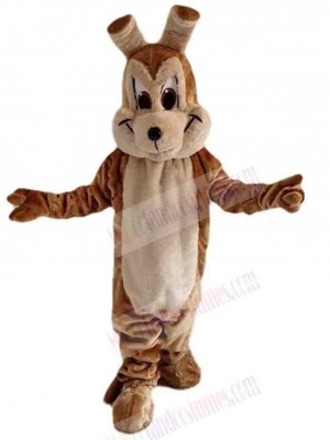 Light Brown Wolf Mascot Costume Animal