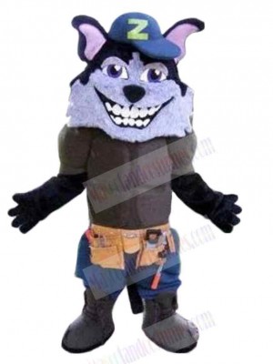 Wolf mascot costume