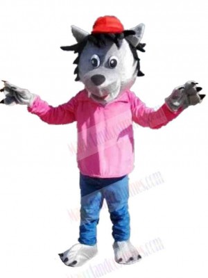 Wolf mascot costume