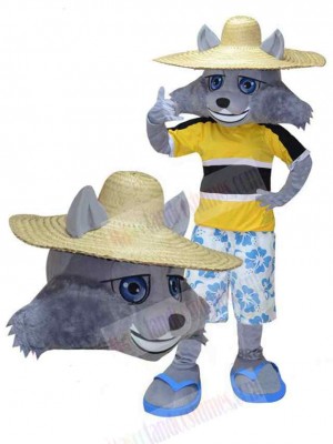 Wolf mascot costume