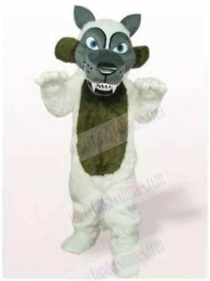 Gray Brown And White Wolf Mascot Costume Animal