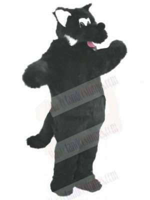 Naughty Black Wolf Mascot Costume Animal