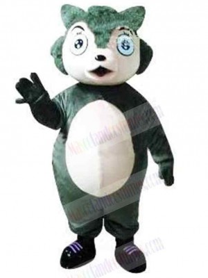 Lovely Big Eyes Wolf Mascot Costume Animal