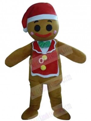 Christmas Snowman Gingerbread Mascot Costume