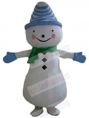 Snowman mascot costume