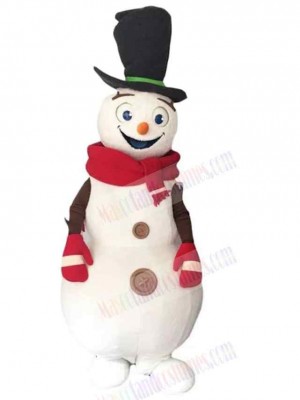 High Quality Snowman Mascot Costume Cartoon