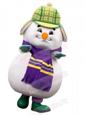 Snowman mascot costume