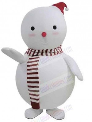 Snowman mascot costume