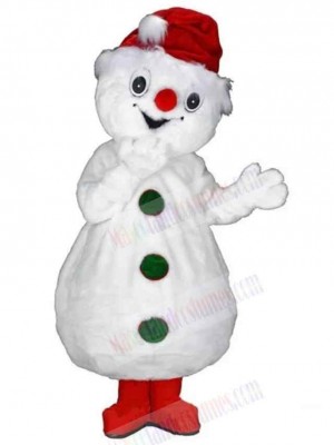 Christmas Snowman Mascot Costume Cartoon