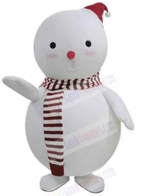 Snowman mascot costume