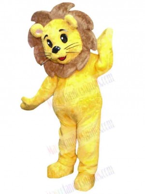 Yellow Baby Lion Mascot Costume Animal