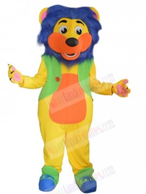 Colorful Lion Mascot Costume Animal