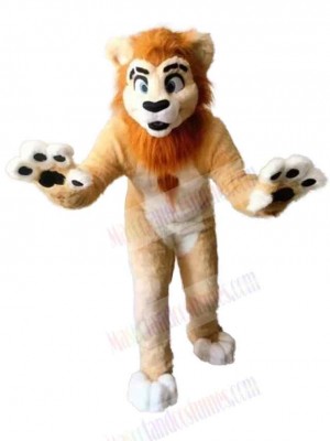 Naughty Brown Lion Mascot Costume Animal