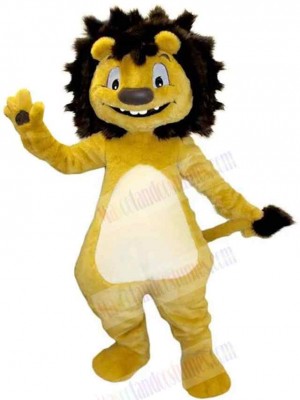 Little Yellow Lion Mascot Costume Animal