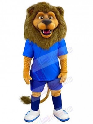 Happy Sport Lion Mascot Costume Animal Adult