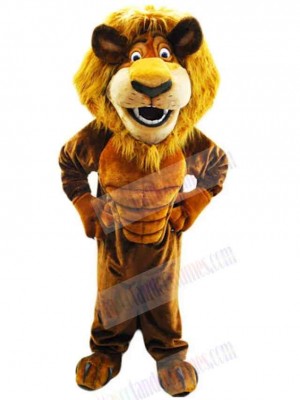 High Quality Muscle Lion Mascot Costume Animal