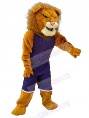 Fierce Lion Mascot Costume Animal Adult