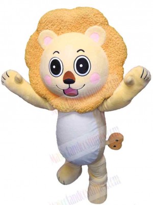 Kind Cartoon Lion Mascot Costume Animal