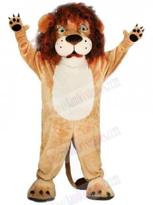 Lovely Brown Lion Mascot Costume Animal
