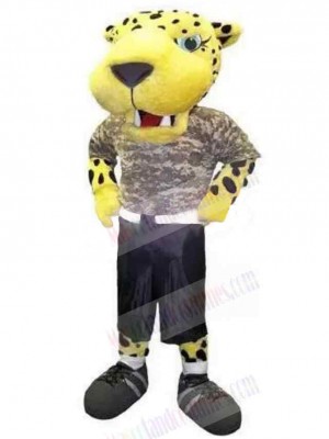 Leopard mascot costume