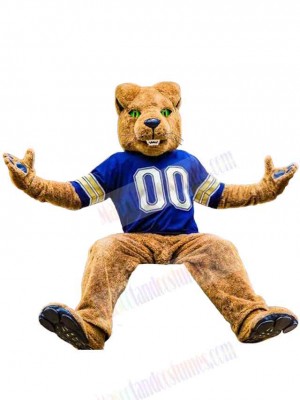 Light Brown Sport Panther Mascot Costume Animal