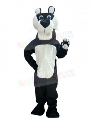 Happy Black Panther Mascot Costume Animal