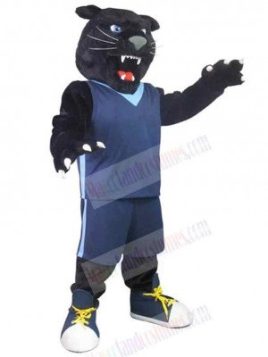 Sharp Teeth School Panther Mascot Costume Animal