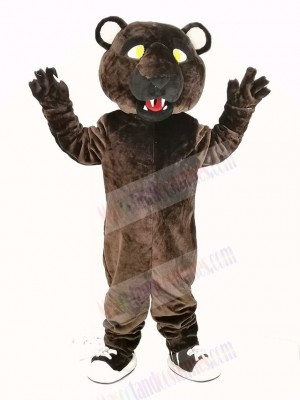 Dark Brown Panther Mascot Costume