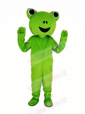 Green Frog Mascot Costume