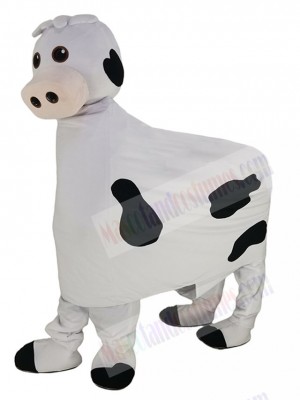 Two Persons Dairy Cow Mascot Costume Animal