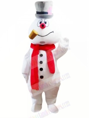 Cute Snowman Mascot Costumes Cartoon Christmas Xmas