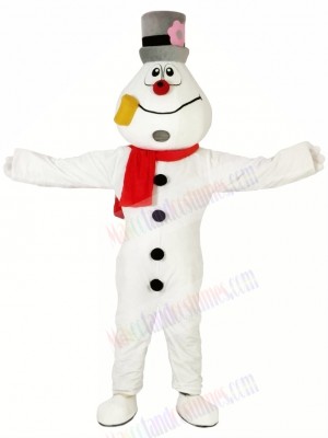 Funny Snowman Mascot Costumes Cartoon Christmas Xmas