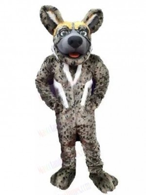 Dalmatian Dog with Gray Fur Fursuit Mascot Costume