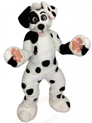 New Black Spotted Dalmatian Dog Fursuit Mascot Costume