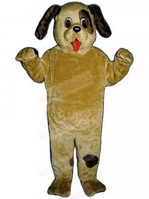 Happy Brown Puppy Dog Mascot Costume