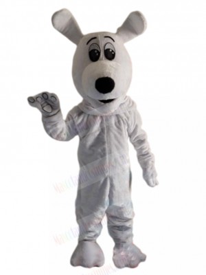 New Arrival White Dog Mascot Costume with Long Ears Animal