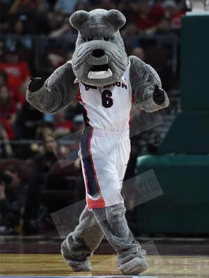Gonzaga Bulldogs Grey Dog Mascot Costume Animal
