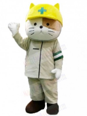 Doctor Cat Kitty Mascot Costume Animal