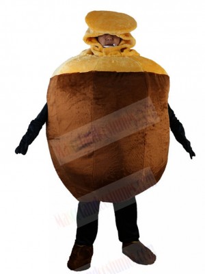 Wholesale Brown Acorn Mascot Costume Plant