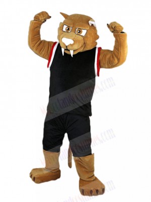 Leopard mascot costume